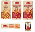 Barilla Pasta di Legumi Hülsenfrüchte pasta nudeln, Glutenfrei 4x250g+Polpa 400g