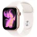 Apple Watch Series 11 42 mm Roségold Sportarmband M/L