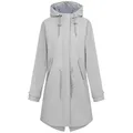 Derbe Blouson Derbe Friese Traveby Fisher Damen Regenmantel weiß S (36)