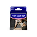 Hansaplast Kinesiologie Tape Schwarz | Unterstützt die Muskel- und Gelenkfunktion | Aktive Erholung | Fördert die Durchblutung | 5 cm x 5 m