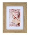 IDEAL TREND Bilderrahmen Holz Rahmen Plexi Acryl Collage Wanddeko Poster quadratisch S215: Farbe: Natur | Format: 15x20