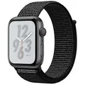 Apple Watch Nike+ Series 4 44 mm Aluminiumgehäuse space grau am Nike Sport Loop schwarz [Wi-Fi]