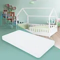 ML-Design Kindermatratze 90 x 200 x 10 cm, Schadstoffgeprüft, Öko-Tex 100 Zertifiziert, Babymatratze Juniormatratze mit Reißverschluss und waschbarem Bezug, Kaltschaummatratze für Kinderbett Babybett
