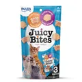 INABA Juicy Bites 98% Hühnerfleich 29% Protein Kalorienarm Katzen Leckerlies, No Grain, No Sugar, Keine Nebenerzeugnisse, Köstliche und Weiche Katzenleckerlis in Kleinen Häppchen 33.9 g (1er Pack)