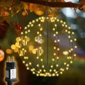 SALCAR 30 cm 120 LED Lichterkette Hängende Kugel Weihnachtsbeleuchtung Beleuchtung Garten mit Timer 8 Modi Weihnachten Deko - Weiß