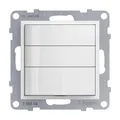 LEGRAND, SEANO 2-Leiter-Bewegungsmelder-Einsatz inkl. Abdeckung, 180° Erfassungsbereich, mit Handbetätigung, 100 W, 5–20m, Farbe: Ultraweiß, 765604