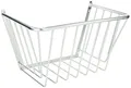 Kerbl Heuraufe, Futterraufe, zur Wandmontage, 75,3x47,5x46,5cm, Metall verzinkt, 1 Fressplatz, Stababstand 85mm, Stabstärke 10mm