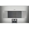 Gaggenau BM485110, Serie 400, Mikrowellen-Backofen, 76 x 45 cm, Türanschlag: Links, Edelstahl-hinterlegte Vollglastür