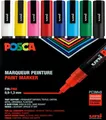 POSCA 186508 - POSCA Marker mit feiner Rundspitze, 8er Set, Grundfarben