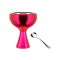 Alessi AMMI01S F "Big Love" Becher und Loeffel, rosa