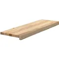 vidaXL Treppenstufen 2 Stk Unbehandelt 70x25x2 cm Massivholz Eiche 3283772