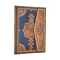 2026 Safavid Indigo (Safavid Binding Art) Midi 12-month Vertical Hardcover Flexi Dayplanner 2026 (Wrap Closure)