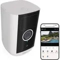 EMOS GoSmart universale 5MP Überwachungskamera mit WiFi und App, Indoor/Outdoor 2K, kabellos, kompatibel mit Alexa, Google Assistant, H4063