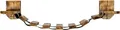 Hängebrücke für Katzen mit Regalen Kletterwand Katzenmöbel Leiter Geflammt 85cm 10296