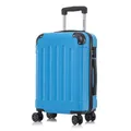 yonsly Premium Reisekoffer TSA-Schloss,YKK-Reißverschluss Hartschalen-Koffer Trolley Kabinenkoffer Rollkoffer Suitcase Handgepäck (Blau, XL)