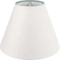 Wogati® Premium Lampenschirm | Größe: S | ØU:20cm | Farbe: Ecru | E14/E27 | konisch | Baumwolle | für Stehlampen, Hängelampen, Tischlampen, Deckenlampen