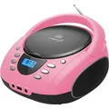 Cyberlux CL-720 CD-Player Tragbar CD/MP3/USB Radio Pink