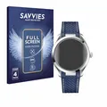 Savvies 4 Stück Full-Screen Schutzfolie für Omega Seamaster AQUA TERRA 150 M (41mm) Full-Cover Displayschutz-Folie mit Installationshilfe
