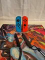 Nintendo Switch Joy-Con Controller Set-Rot/Blau mit Handschlaufen "Orginal"