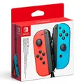 Nintendo Switch 2 Original JoyCon Pad NeonRot/NeonBlau mit Schlaufe mit OVP Top