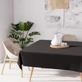 Soleil d'ocre Tischdecke mit Fleckschutz quadratisch 180x180 cm ALIX schwarz