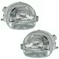 Scheinwerfer Set für Renault Twingo 1 9/98-8/00 H4 Halogen Streuscheibe LWR