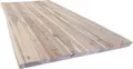 Tischplatte Akazie massiv mit natürlicher Kante 180 x 90 x 3,8 cm  Möbelbauholz