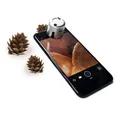 TimeTEX - Handy-Mikroskop | Mikroskop für Smartphone & Tablet mit 30-fach Vergrößerung | Ideal für den Unterricht, auf Exkursionen oder zu Hause | Länge: 6,7 cm (3 cm ø) | Eingebautes LED-Licht