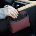 Rotes Auto-Organizer-Set, Universell, Leder, Auto-Halter