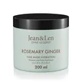Jean & Len Hair Mask Rosemary & Ginger, für stark strapaziertes, trockenes & glanzloses Haar, intensive Feuchtigkeitspflege, ohne Parabene & Silikone, 200 ml