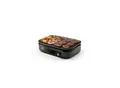 Philips HD6210/95 Tischgrill (2400 Watt, Aluminiumlegierung, Grillfläche: 1250 cm2, Fettauffangschale)