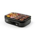 Philips Tischgrill 3000 Series – Große Grillfläche, 2400 W Schnellaufheizung, 5 Temperaturstufen, Antihaftbeschichtung, Einfache Reinigung (HD6210/95)