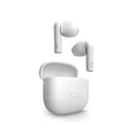 SBS Go Pods TWS – True Wireless Stereo Semi-In-Ear-Kopfhörer, Ladecase, integriertes Mikrofon, Touch-Bedienung, für Smartphones, Tablets, Laptops, 12 Stunden Wiedergabezeit, weiß