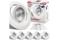 Maxkomfort LED Einbaustrahler 6/12er-Set, rund & schwenkbar, Einbauleuchten, warmweiß 3000K, LED fest integriert, warmweiß 3000K, Einbauspot Flach