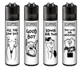Clipper® Feuerzeuge 4er Set: FFX Adult 3