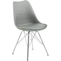 Carryhome Stuhl, Grau, Kunststoff, Rundrohr, 48.5x85.5x54 cm, Reach, Typenauswahl, Esszimmer, Stühle, Esszimmerstühle, Vierfußstühle