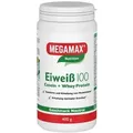 MEGAMAX Nutrition Eiweiß 100 Pulver Geschmack Neutral, 400 g Pulver
