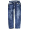 Lavecchia Comfort-fit-Jeans Lavecchia Herren Comfort Fit Jeans LV-503 (Stoneblau, 52/30) Stretch mit Elasthan & dicker Naht blau 52