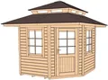 weka Gartenhaus 149 5-Eck m. Dachaufsatz Gr.1, 28 mm, BxT: 318x318 cm