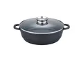 GSW Servierpfanne Gourmet Granit 32cm mit Glasdeckel