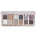 Makeup Revolution, Die Smokey Icon Grunge Lidschattenpalette, Creme, Matte & Schimmer-Finishes, 12 Mischbare Nuancen