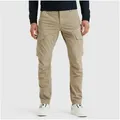 PME LEGEND Cargohose Nordrop Stretch Twill mit Logo Stickerei braun 40