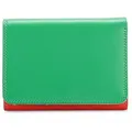 Mywalit Medium Tri-fold Geldbörse Leder 12 cm  grün