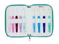 KnitPro Deluxe Set WAVES 2.0 - 9 Häkelnadeln 2,0-6,0 mm im attraktiven Etui