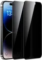 AVANA Schutzfolie Panzerglas für iPhone 15 Sichtschutz Panzerfolie Display Schutzglas, (2-St), Blickschutz, 9H, Anti-Spy