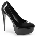 Michael Soul Aria schwarz lack High-Heel-Pumps schwarz 40