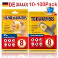 100PACK Handwärmer | Fußwärmer Zehenwärmer Toe Warmer WärmekissenWärme 2025 NEU