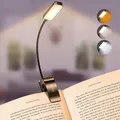 Gritin Leselampe Buch Klemme Buchlampe 9 LEDs 3 Farbtemperatur Modi Helligkeit