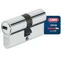 ABUS Profilzylinder XP20SN 40/40 inklusive Sicherungskarte & 3 Schlüsseln, 73736, Nickel