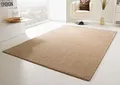 Steffensmeier Kurzflor Teppich Cambridge, Wohnzimmer, Schlafzimmer, in Sand, Größe: 120x180 cm